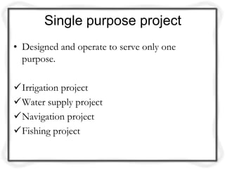 Water resources planning and development m5 | PPTX
