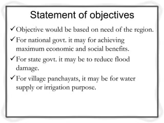 Water resources planning and development m5 | PPTX
