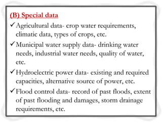 Water resources planning and development m5 | PPTX