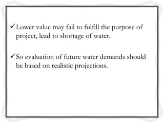 Water resources planning and development m5 | PPTX