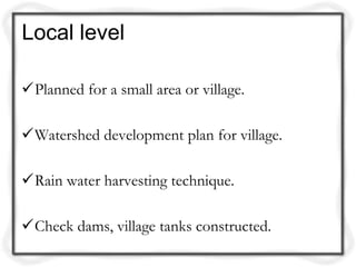 Water resources planning and development m5 | PPTX
