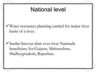 Water resources planning and development m5 | PPTX