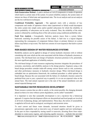 Water resources planning & environmental considerations | PDF