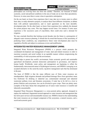 Water resources planning & environmental considerations | PDF