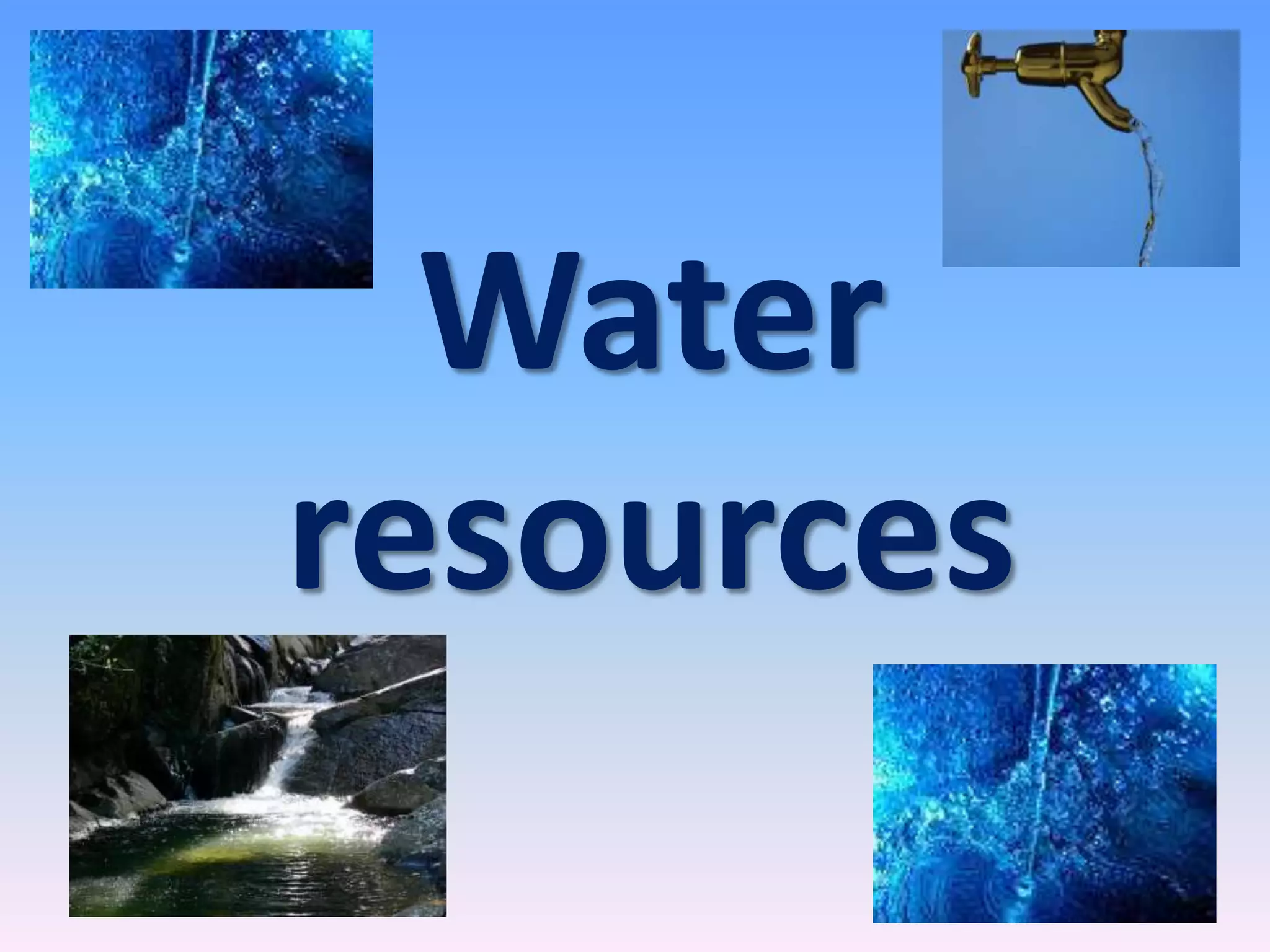 Waterresources