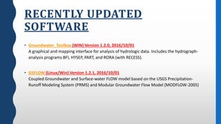 Hydrology and Water resources software | PPTX