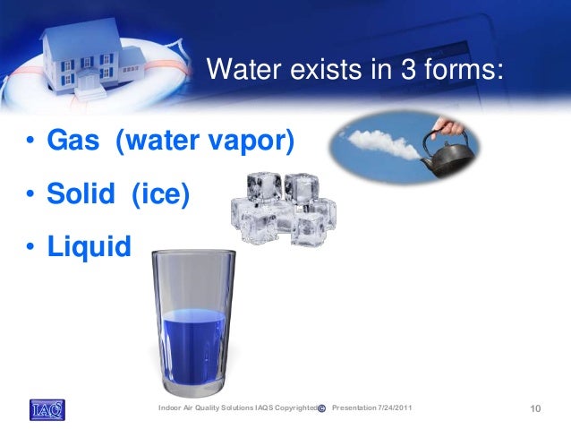 water restoration and structural drying indoor air quality solution what is water in the form of gas