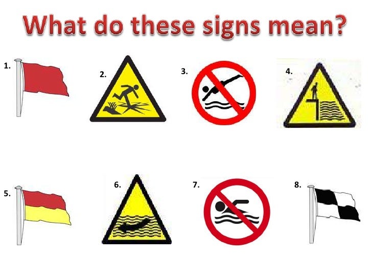Water Safety Hand Signals
