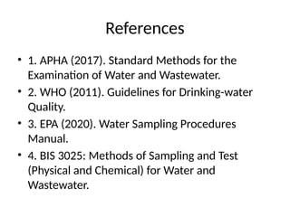 Water Sample Collection................. | PPTX
