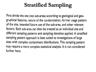 Stratified Sampling
 