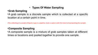 Water sampling.......................pptx
