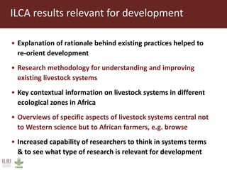 Supporting development processes through livestock innovation systems research