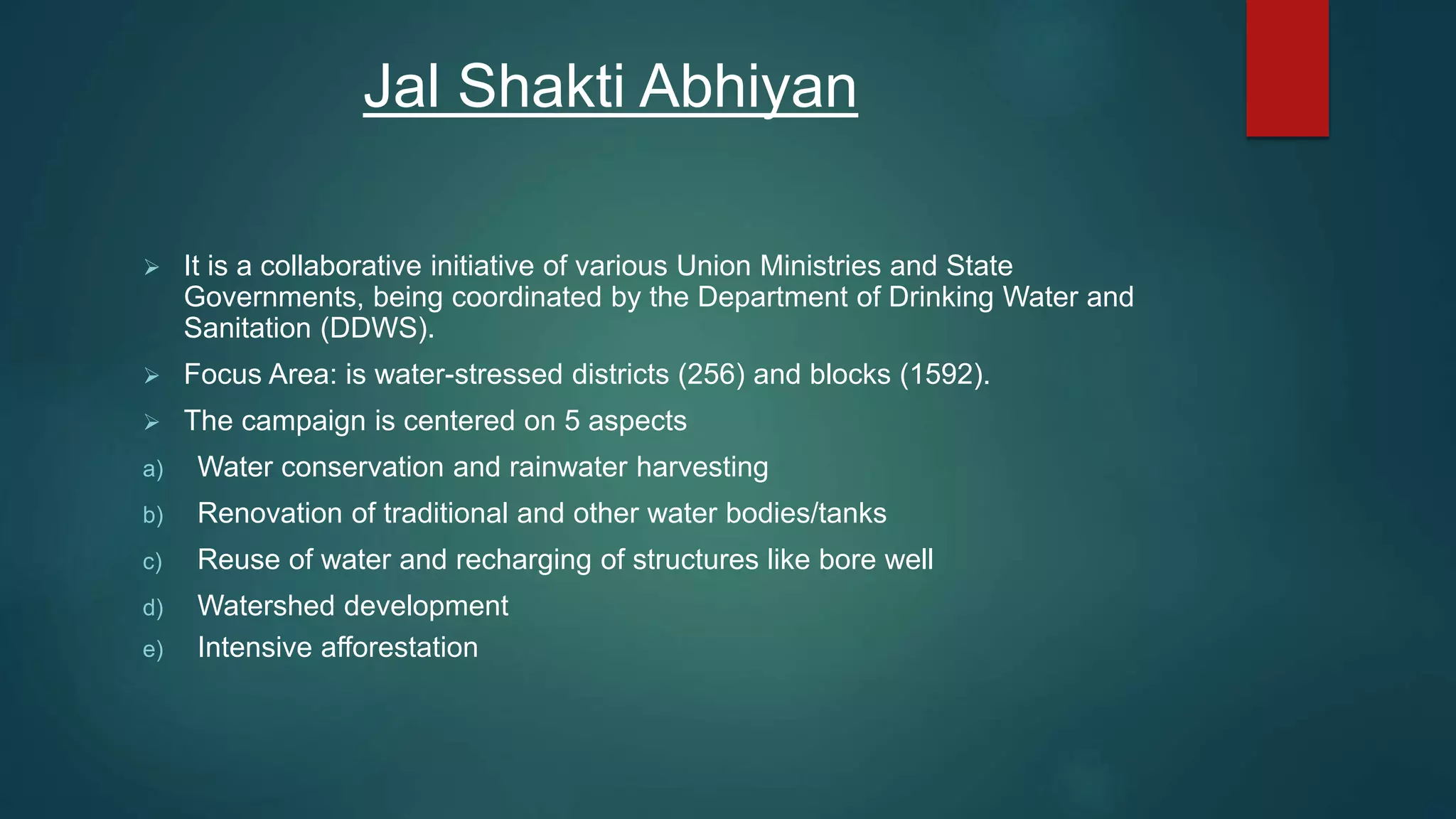 Water scarcity in Rajasthan & India By Mahendra Singh | PPTX