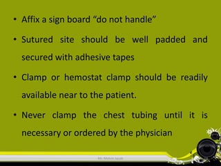 Water seal drainage | PPTX