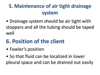 Water seal drainage ppt.pptx