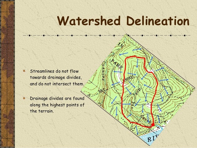 Watershed delineation