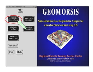 REMOTE SENSING & GIS APPLICATIONS IN WATERSHED MANAGEMENT | PDF