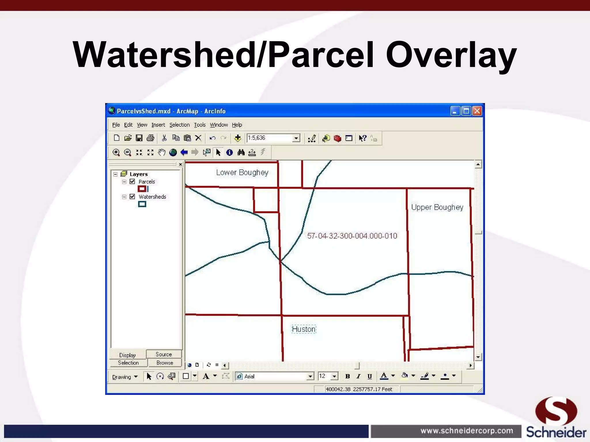 Watershed/Parcel Overlay 