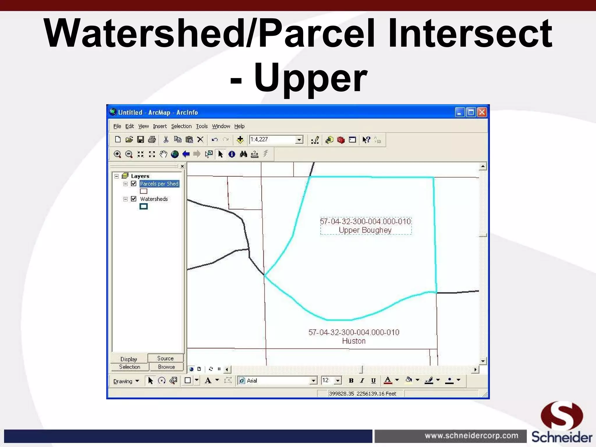 Watershed/Parcel Intersect - Upper 