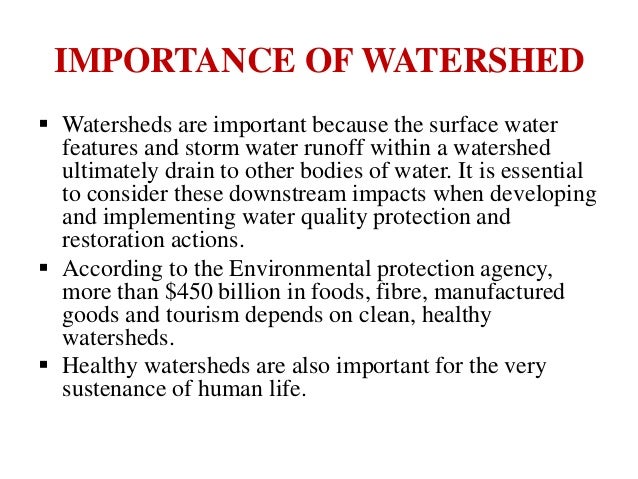 Watershed Management And Development