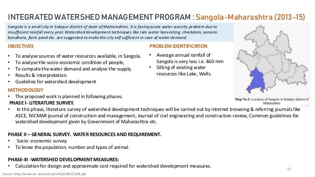 Watershed management Programs and Policies in India