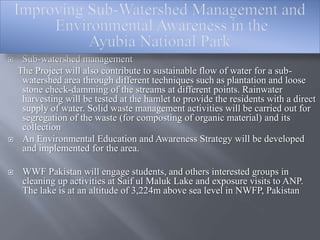 Watershed Managment by Muhammad Qasim & Aroj Bashir | PPTX