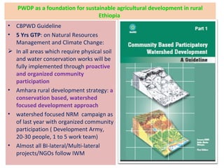 Watershed management experiences in Amhara Region, Ethiopia