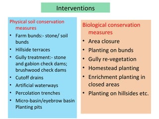 Watershed management experiences in Amhara Region, Ethiopia