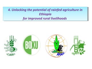 Watershed management experiences in Amhara Region, Ethiopia