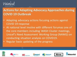 Webinar : Adapting your advocacy to COVID-19 health crisis