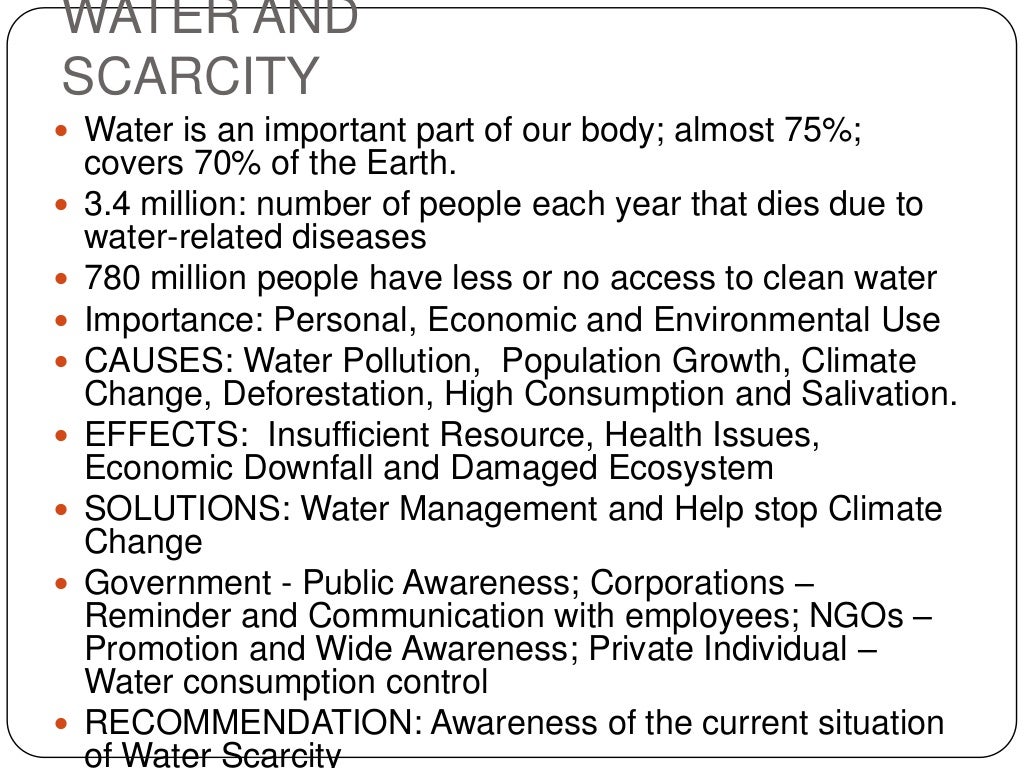 Water Shortage 1 
