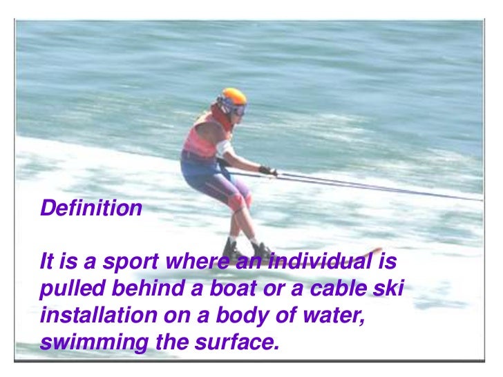Waterskiing