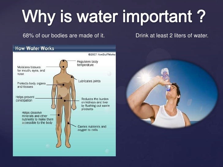 Water is very important