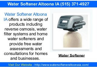 Water softener altoona ia