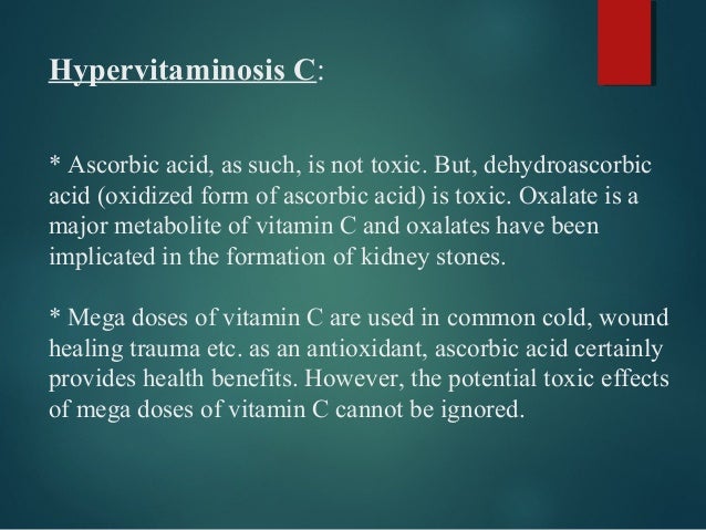 hyper vitamin c