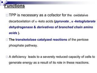 Tpp Function Water_soluble_VITAMINS.ppt