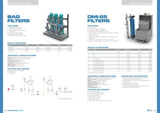 Dmi Filter Water specifier kit - Continental Water Systems - Australia | PDF