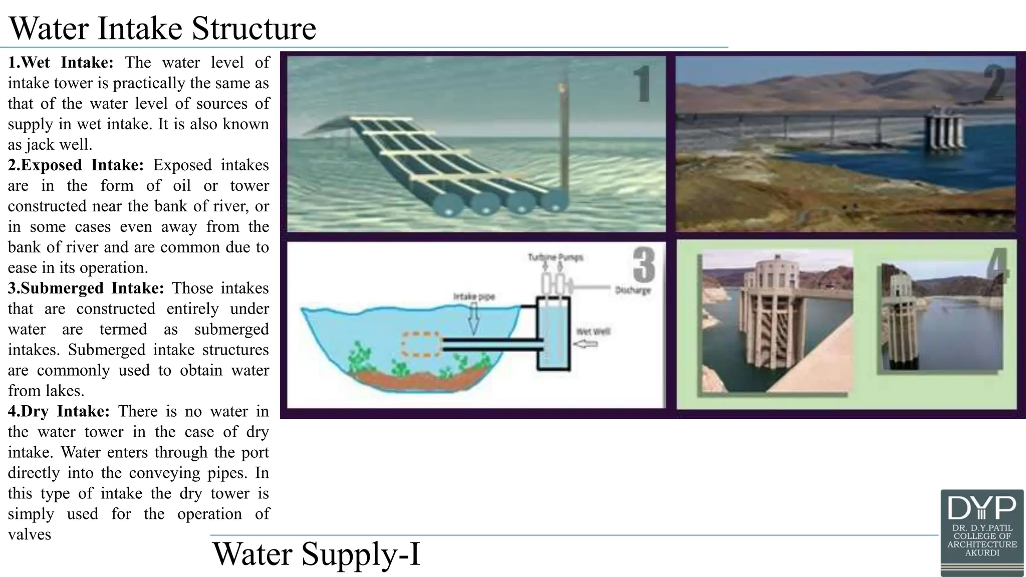 Water Supply-I ARCHITECTURE STUDY 2ND YEAR | PDF