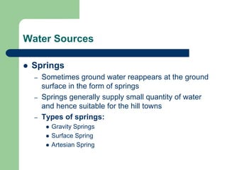 Spring Surface Water water supply and treatment full.pptx