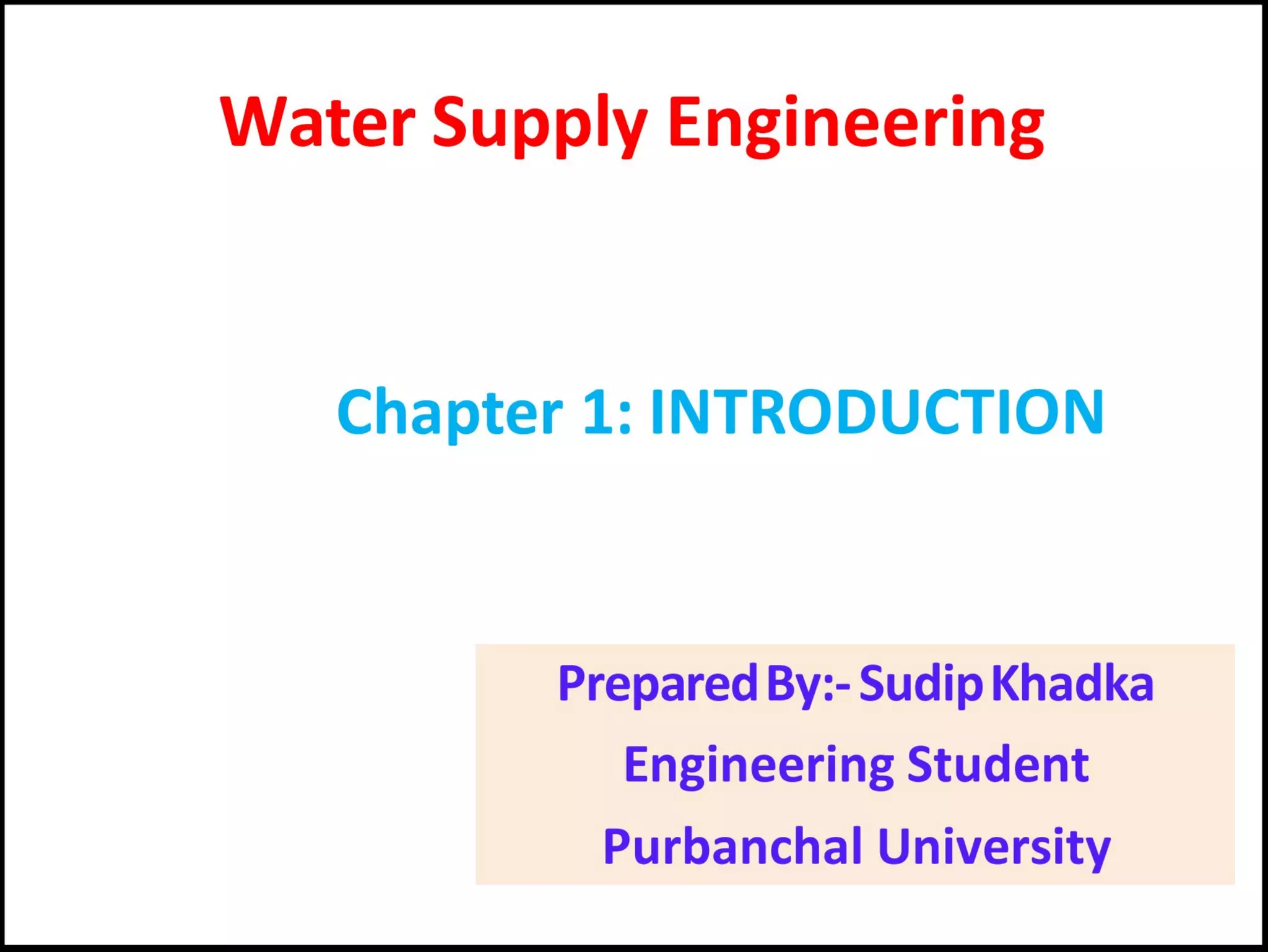 Water supply Engineering Notes by Sudip Khadka.pdf