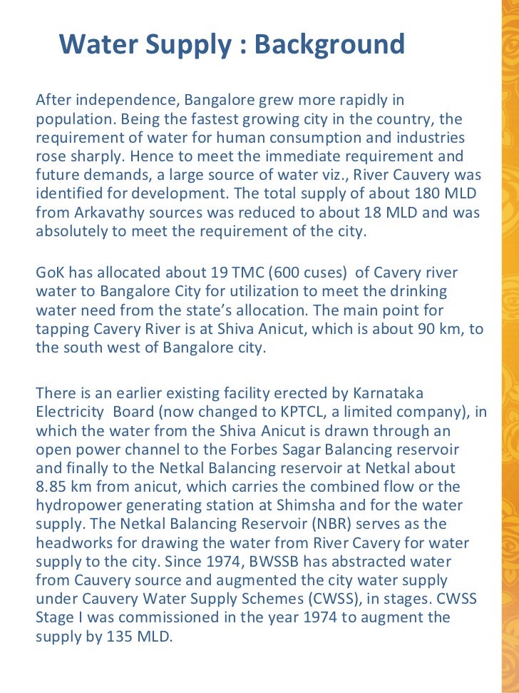 Water Supply & Sanitation