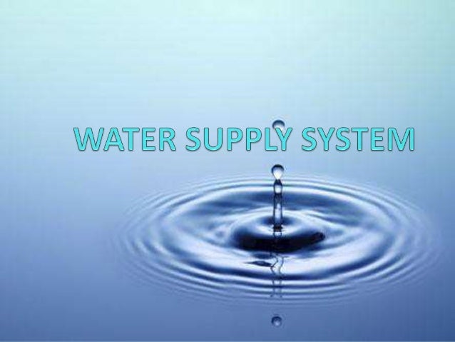 1 Basics Of Hydraulicsdesign Water Supply System 1 Basics Of Hydraulicsdesign Water Supply System
