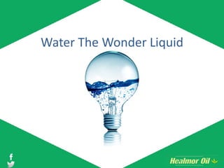Water The Wonder Liquid
 