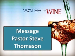 Message
Pastor Steve
Thomason

 
