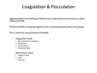 Design Concept of Water Treatment Plant | PPT