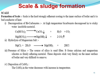 25
Scale & sludge formation
 