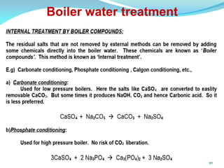 90
Boiler water treatment
 