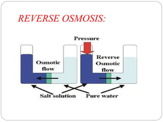 REVERSE OSMOSIS: 
 