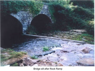 Bridge sill after Rock Ramp 
