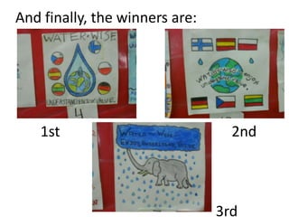 And finally, the winners are:

1st

2nd

3rd

 